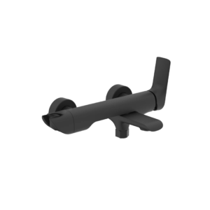 Single Lever Bath & Shower Mixer - Black