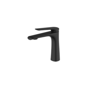 Single Lever Tall Basin Mixer - Black