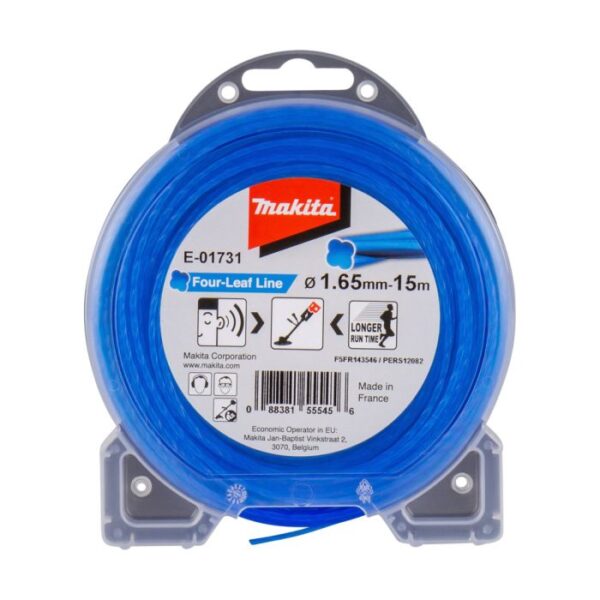 Makita E-01731 Four Leaf Nylon Cord 1.65mm x 15m