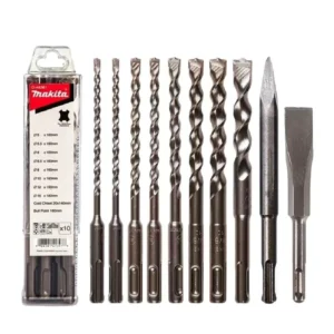 Makita SDS-Plus Drill Bit & Chisel Set - 10 Piece